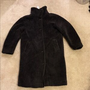 GAP Women's Dark Brown Teddy Jacket size M